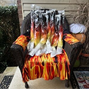 YUCCAHA Pre Stretched Braiding Hair 30 Inch 9 Packs Black-Red-Yellow-White